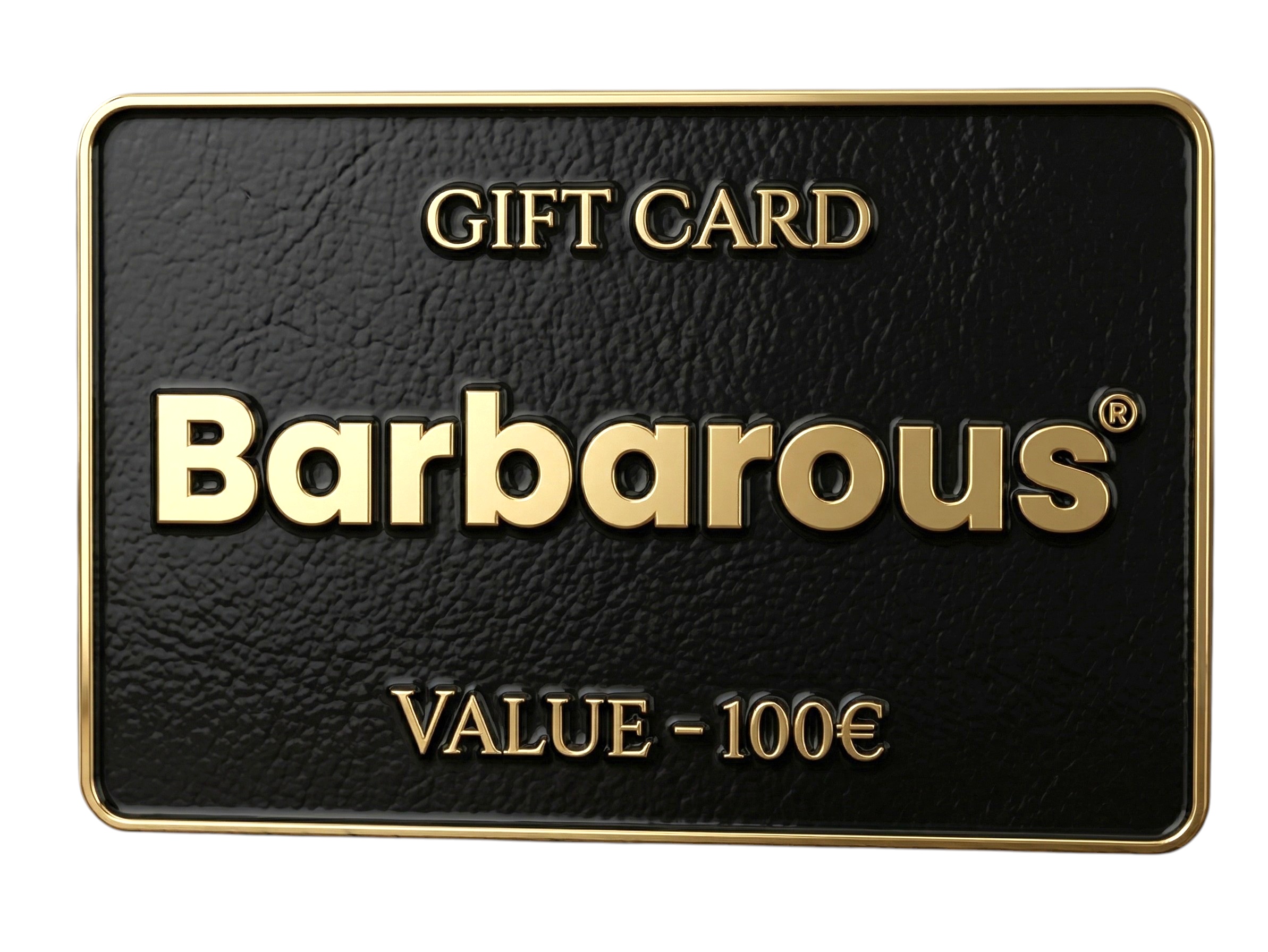 Barbarous gift card