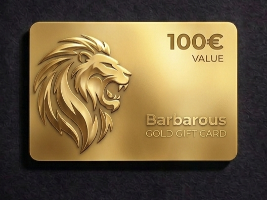 Barbarous gift card