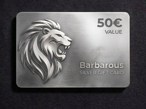 Barbarous gift card